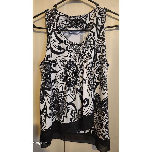 F41 Keren Hart sleeveless flowy blouse - Picture 1 of 10